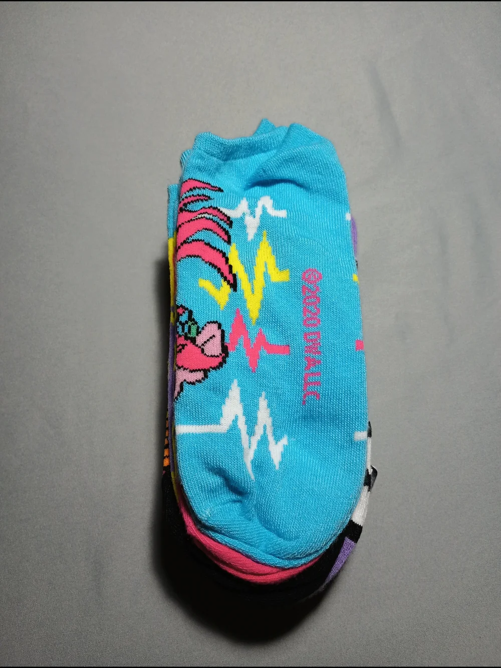Dreamworks Trolls World Tour Girls' No Show Socks